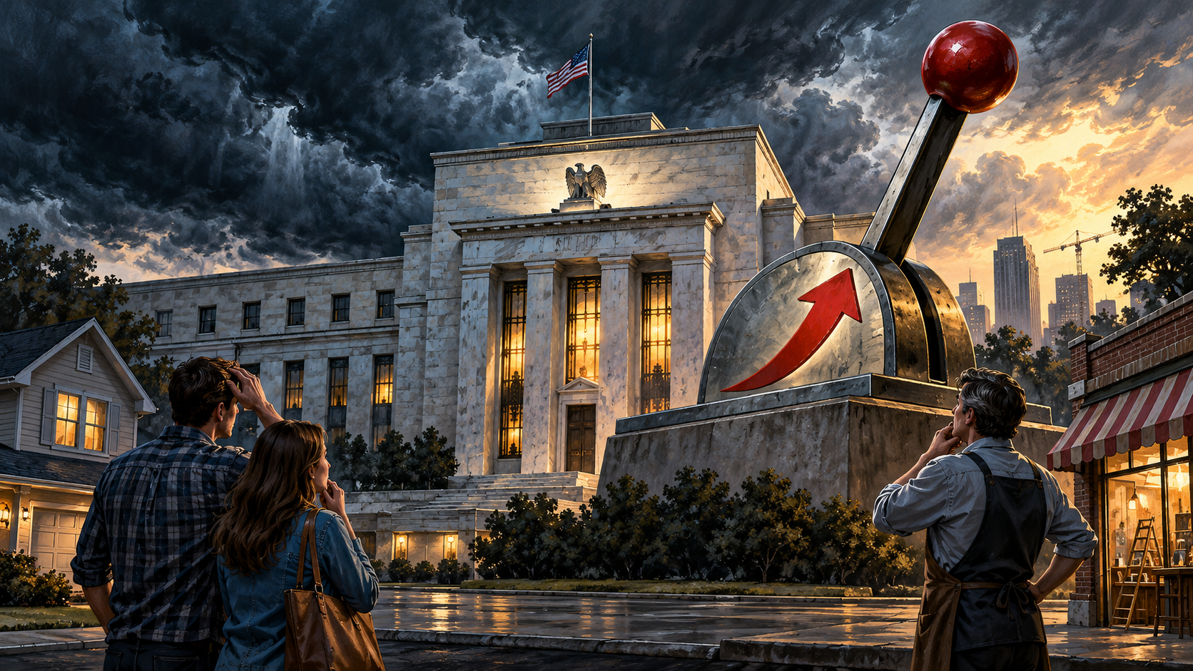 Illustration for: Fed Weighs Another Rate Hike on Oct. 28 as Hot Inflation Report Shifts the Odds