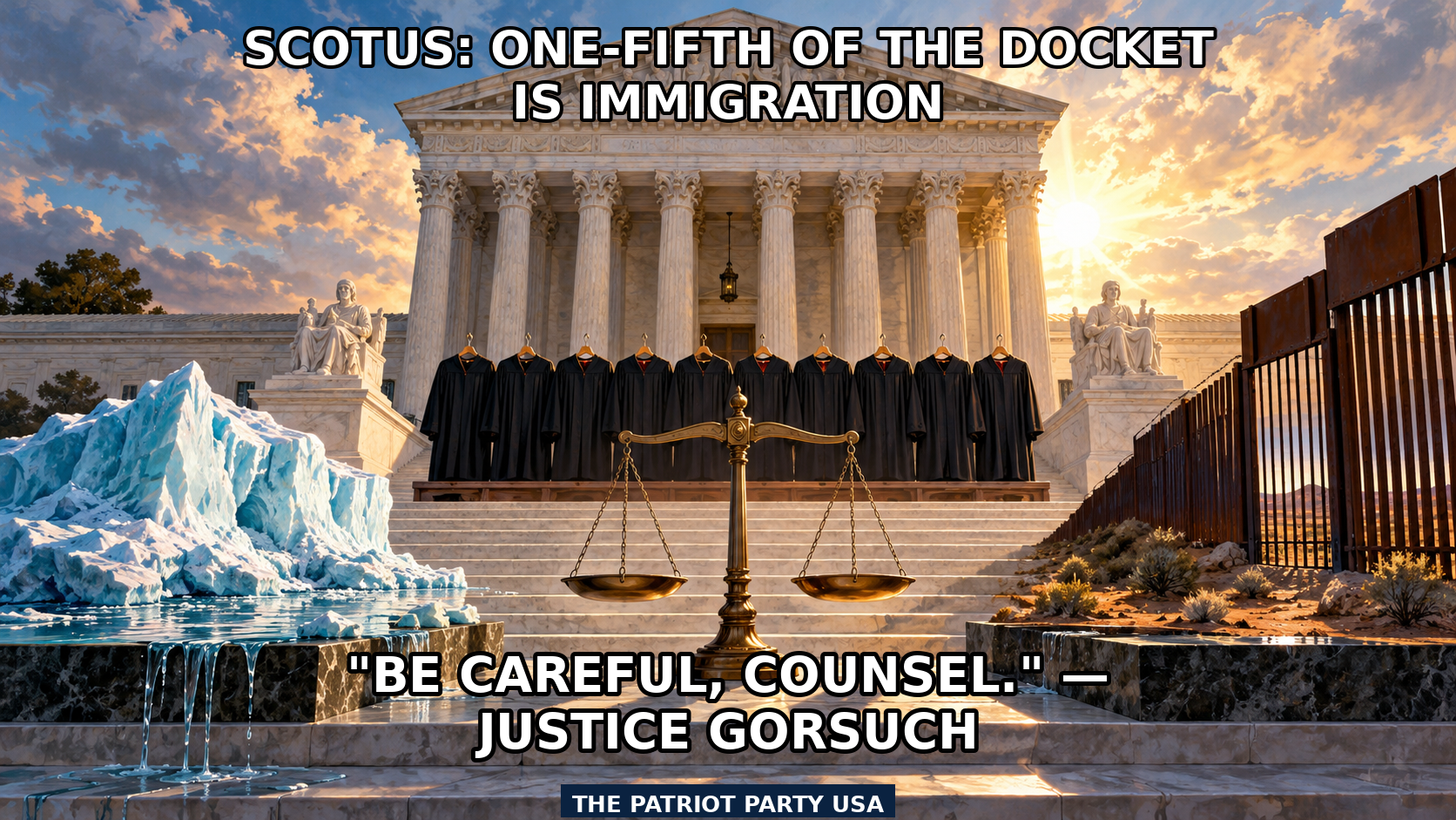 Meme: Supreme Court Opens New Term With Climate Liability, Immigration, and Transgender Policy on the Docket